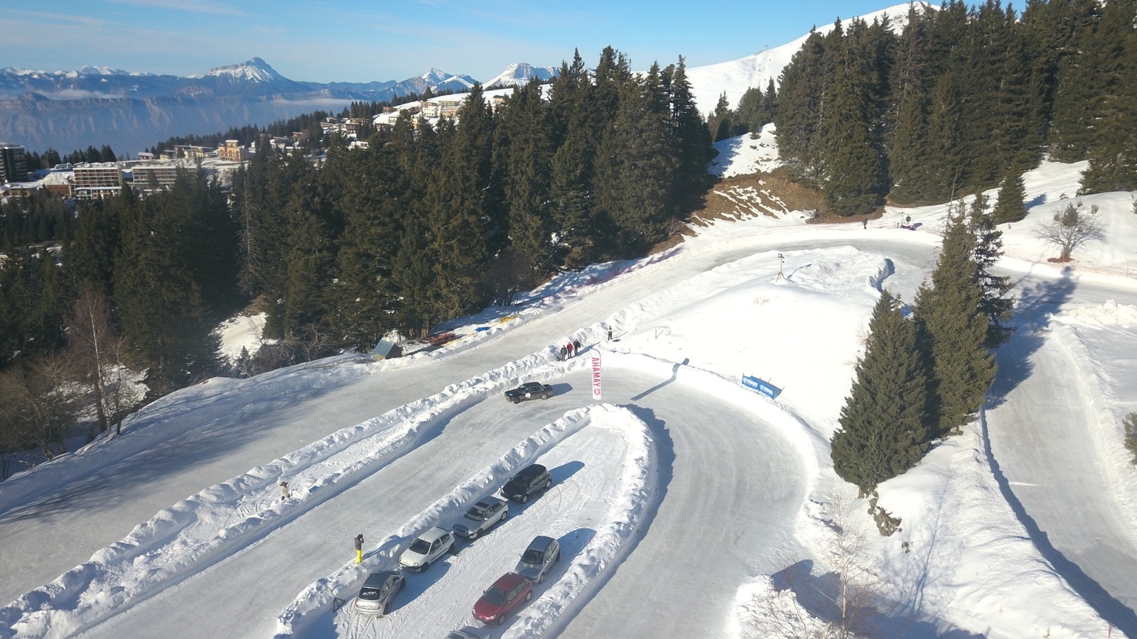 Circuit rally-neige